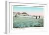 Surf Scene, Old Orchard, Maine-null-Framed Art Print