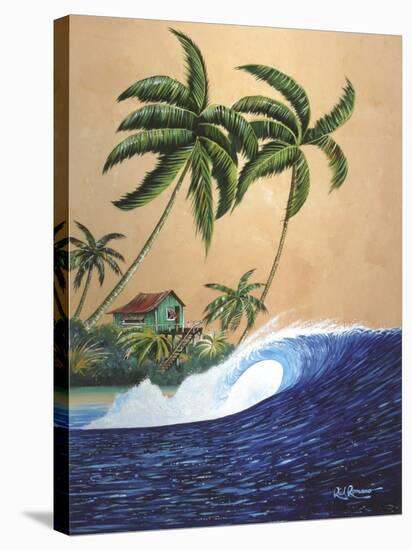 Surf Shack-Rick Romano-Stretched Canvas