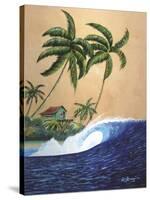 Surf Shack-Rick Romano-Stretched Canvas
