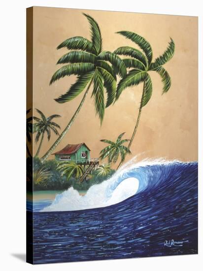 Surf Shack-Rick Romano-Stretched Canvas