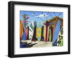 Surf Shack-Scott Westmoreland-Framed Art Print