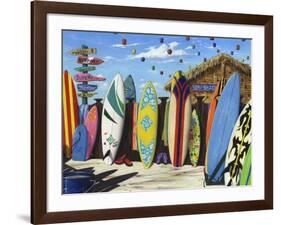 Surf Shack-Scott Westmoreland-Framed Art Print