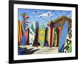 Surf Shack-Scott Westmoreland-Framed Art Print