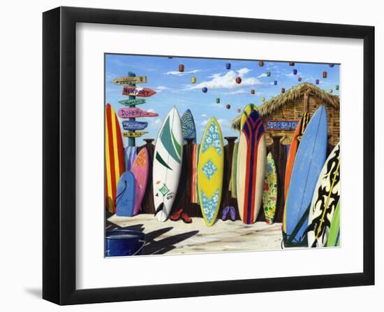 Surf Shack-Scott Westmoreland-Framed Art Print