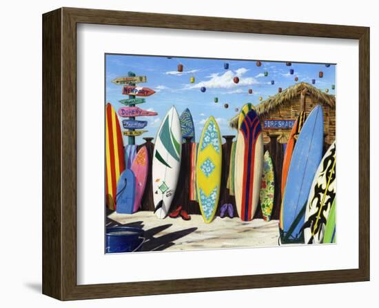 Surf Shack-Scott Westmoreland-Framed Art Print