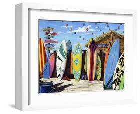 Surf Shack-Scott Westmoreland-Framed Art Print