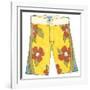 Surf Shorts (CI) IV-Jennifer Goldberger-Framed Art Print