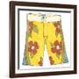 Surf Shorts (CI) IV-Jennifer Goldberger-Framed Art Print