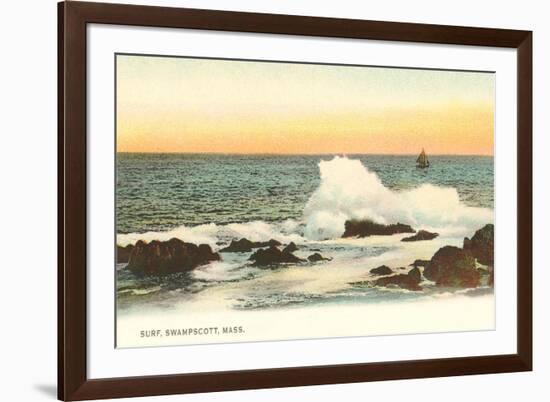 Surf, Swampscott, Mass.-null-Framed Art Print