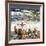 "Surf Swimming," August 14, 1948-John Falter-Framed Giclee Print