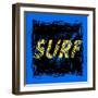 Surf Typography, T-Shirt Graphics, Vectors.-lakoka-Framed Art Print