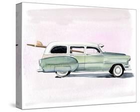 Surf Wagon III-Jennifer Parker-Stretched Canvas