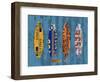 Surf-Design Turnpike-Framed Giclee Print