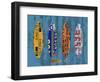 Surf-Design Turnpike-Framed Giclee Print