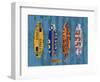 Surf-Design Turnpike-Framed Giclee Print