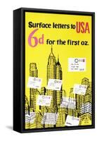 Surface Letters to Usa 6D for the First Oz-Arden-Framed Stretched Canvas