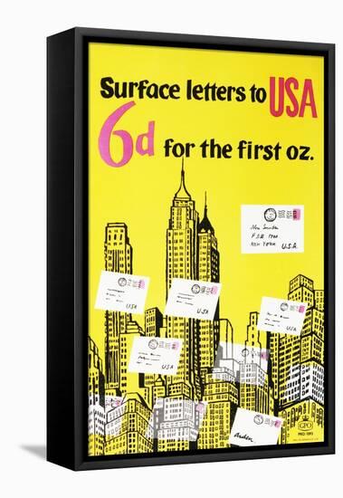 Surface Letters to Usa 6D for the First Oz-Arden-Framed Stretched Canvas