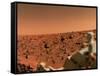 Surface of Mars from Viking 2, with Part of Spacecraft Visible-null-Framed Stretched Canvas