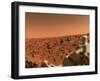 Surface of Mars from Viking 2, with Part of Spacecraft Visible-null-Framed Photographic Print