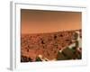 Surface of Mars from Viking 2, with Part of Spacecraft Visible-null-Framed Photographic Print