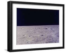 Surface of Moon as Seen from Window of Apollo 11 Lunar Module-null-Framed Photographic Print