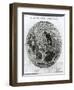 Surface of the Moon, Selenotopographische Fragmente by Schroeter, c.1791-null-Framed Giclee Print