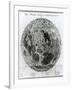 Surface of the Moon, Selenotopographische Fragmente by Schroeter, c.1791-null-Framed Giclee Print