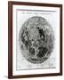 Surface of the Moon, Selenotopographische Fragmente by Schroeter, c.1791-null-Framed Giclee Print