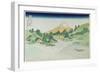 Surface of the Water at Misaka in Koshu Province, 1831-1834-Katsushika Hokusai-Framed Giclee Print