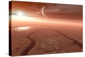 Surface of Titan-Detlev Van Ravenswaay-Stretched Canvas