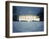 Surface View of Snow in Front of the White House, Washington DC, USA-null-Framed Photographic Print