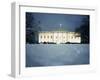 Surface View of Snow in Front of the White House, Washington DC, USA-null-Framed Photographic Print