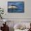 Surfacing Common Dolphin-DLILLC-Framed Stretched Canvas displayed on a wall