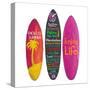 Surfboard Philosophy - Enjoy Life, Travel and Surf IV-M. Bleichner-Stretched Canvas