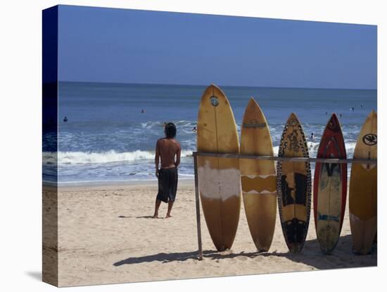 Surfboards Waiting for Hire at Kuta Beach on the Island of Bali, Indonesia, Southeast Asia-Harding Robert-Stretched Canvas