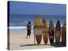 Surfboards Waiting for Hire at Kuta Beach on the Island of Bali, Indonesia, Southeast Asia-Harding Robert-Stretched Canvas