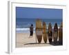 Surfboards Waiting for Hire at Kuta Beach on the Island of Bali, Indonesia, Southeast Asia-Harding Robert-Framed Photographic Print