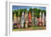 Surfboards-Robert Kaler-Framed Photographic Print