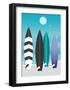 Surfboards-Ayse-Framed Art Print