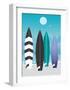 Surfboards-Ayse-Framed Art Print