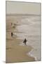 Surfer and People on Pismo State Beach, Pismo Beach, California, USA-Cindy Miller Hopkins-Mounted Photographic Print