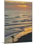 Surfer at Blackhead Beach, South of Dunedin, South Island, New Zealand-David Wall-Mounted Premium Photographic Print