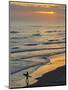 Surfer at Blackhead Beach, South of Dunedin, South Island, New Zealand-David Wall-Mounted Photographic Print