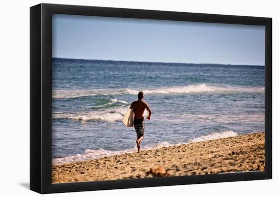 Surfer Boca Raton Florida-null-Framed Poster