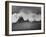 Surfer Fred Van Dyke Riding Giant Wave-George Silk-Framed Photographic Print