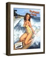 Surfer Girl-Scott Westmoreland-Framed Art Print