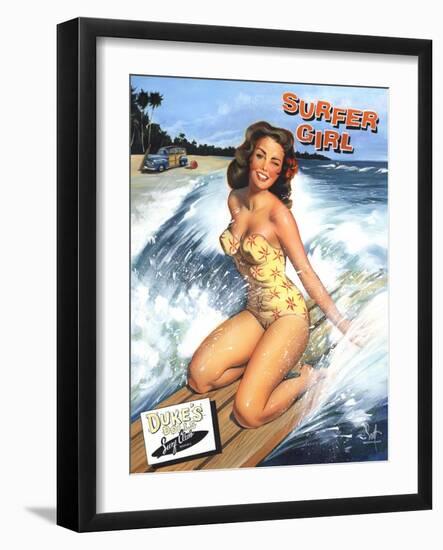 Surfer Girl-Scott Westmoreland-Framed Art Print