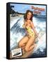 Surfer Girl-Scott Westmoreland-Framed Stretched Canvas