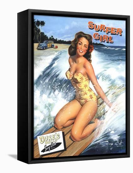 Surfer Girl-Scott Westmoreland-Framed Stretched Canvas