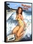 Surfer Girl-Scott Westmoreland-Framed Stretched Canvas